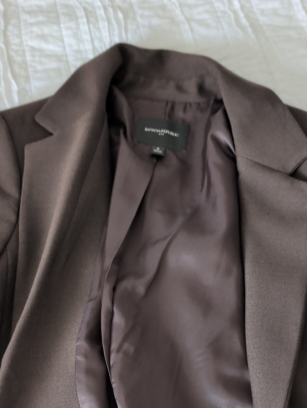 Banana Republic Brown Blazer Size 6 Like New